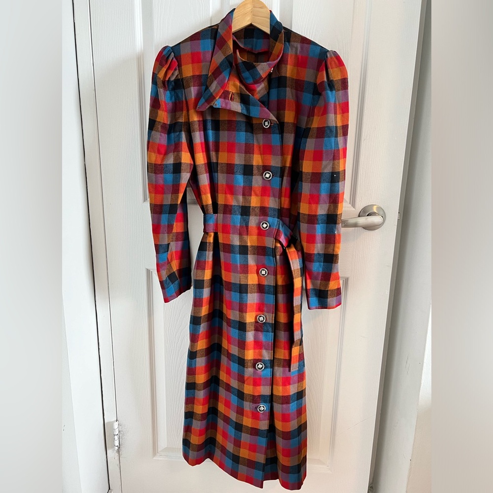 Vintage lightweight wool coat